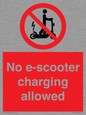 PE15302: No e-scooter charging allowed