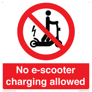 PE15302: No e-scooter charging allowed