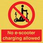PE15302: No e-scooter charging allowed