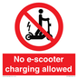 PE15302: No e-scooter charging allowed