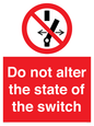 PE7645: Do not alter the state of the switch