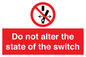PE7645: Do not alter the state of the switch