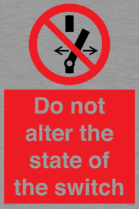 PE7645: Do not alter the state of the switch