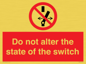 PE7645: Do not alter the state of the switch