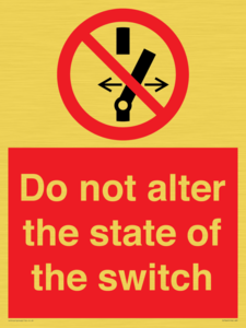 PE7645: Do not alter the state of the switch