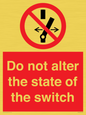 PE7645: Do not alter the state of the switch
