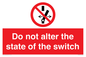 PE7645: Do not alter the state of the switch