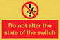 PE7645: Do not alter the state of the switch