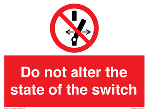 PE7645: Do not alter the state of the switch