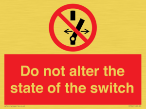 PE7645: Do not alter the state of the switch