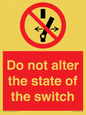 PE7645: Do not alter the state of the switch