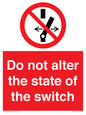 PE7645: Do not alter the state of the switch