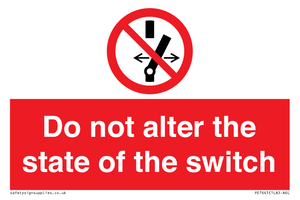 PE7645: Do not alter the state of the switch