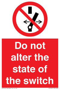 PE7645: Do not alter the state of the switch