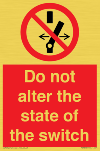 PE7645: Do not alter the state of the switch