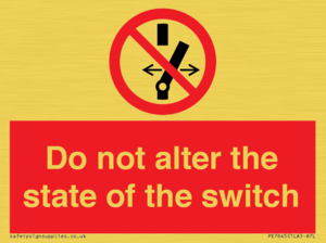 PE7645: Do not alter the state of the switch