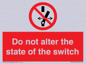 PE7645: Do not alter the state of the switch