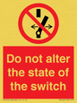 PE7645: Do not alter the state of the switch