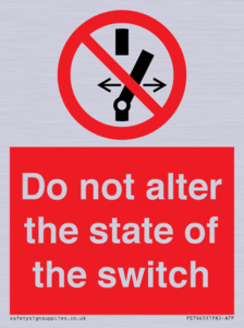 PE7645: Do not alter the state of the switch