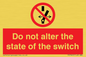 PE7645: Do not alter the state of the switch