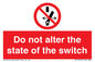 PE7645: Do not alter the state of the switch