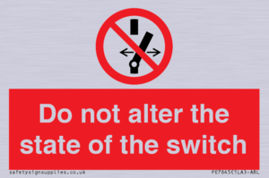 PE7645: Do not alter the state of the switch