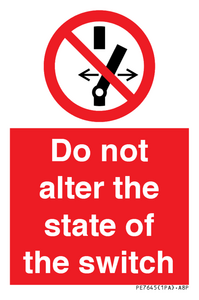 PE7645: Do not alter the state of the switch