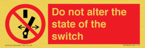 PE7645: Do not alter the state of the switch