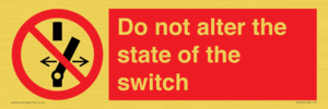 PE7645: Do not alter the state of the switch