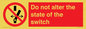 PE7645: Do not alter the state of the switch