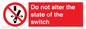PE7645: Do not alter the state of the switch