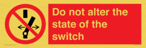 PE7645: Do not alter the state of the switch