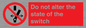 PE7645: Do not alter the state of the switch