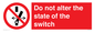 PE7645: Do not alter the state of the switch