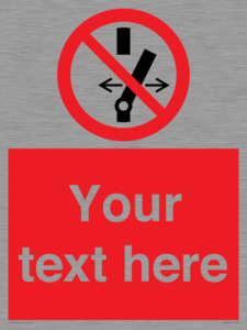 PE7663: Custom prohibition Do not alter the state of the switch