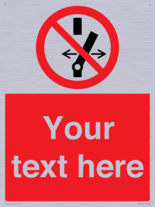 PE7663: Custom prohibition Do not alter the state of the switch