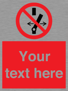 PE7663: Custom prohibition Do not alter the state of the switch