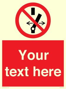 PE7663: Custom prohibition Do not alter the state of the switch