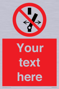 PE7663: Custom prohibition Do not alter the state of the switch