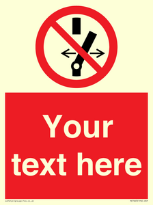 PE7663: Custom prohibition Do not alter the state of the switch