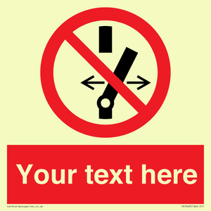 PE7663: Custom prohibition Do not alter the state of the switch