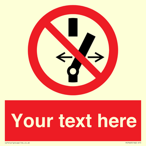 PE7663: Custom prohibition Do not alter the state of the switch