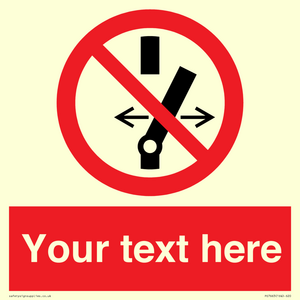 PE7663: Custom prohibition Do not alter the state of the switch
