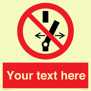 PE7663: Custom prohibition Do not alter the state of the switch