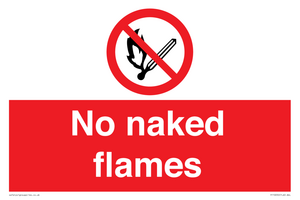 PF10050: No naked flames