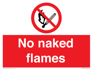 PF10050: No naked flames