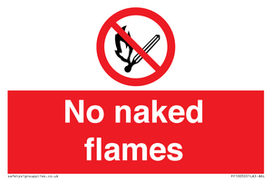 PF10050: No naked flames