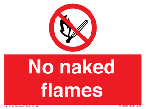PF10050: No naked flames