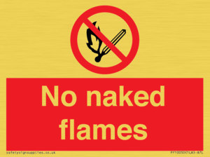 PF10050: No naked flames