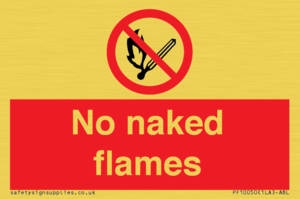 PF10050: No naked flames